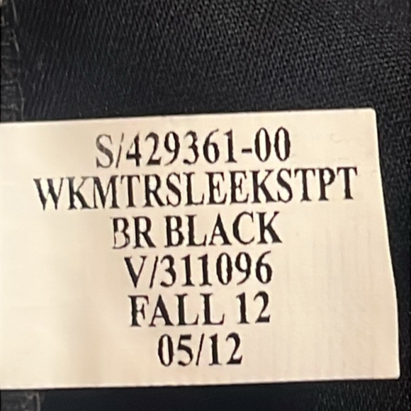 Banana Republic Women's The Martin Fit Sleek Black Trouser Size 8 - Picture 11 of 11